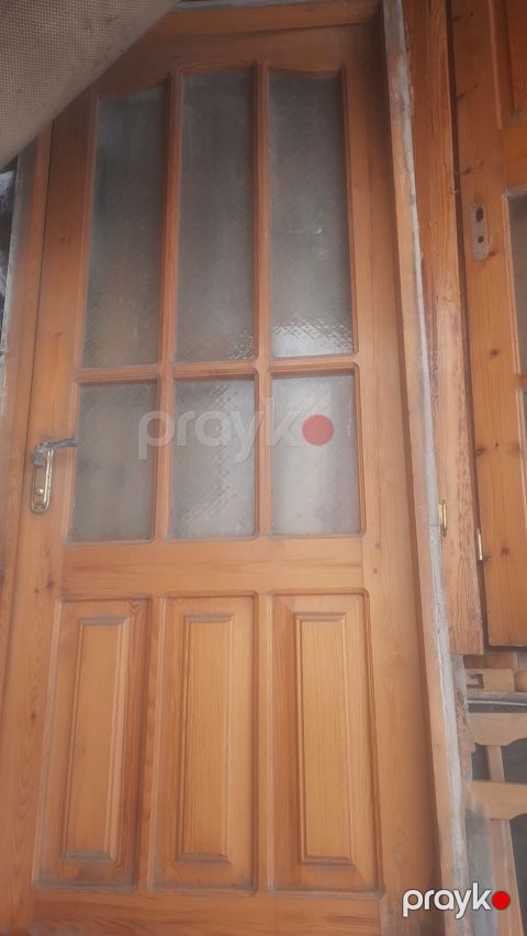 Taxta şüşəli qapılar (2 ədəd) - Material: təbii ağac (şpon yox) — Mehdiabad