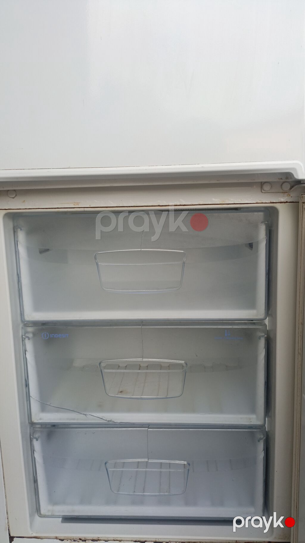 İşlənmiş 2 qapılı Indesit Soyuducu Satılır, rəng - Ağ — Soyuducular, Bakı (6)