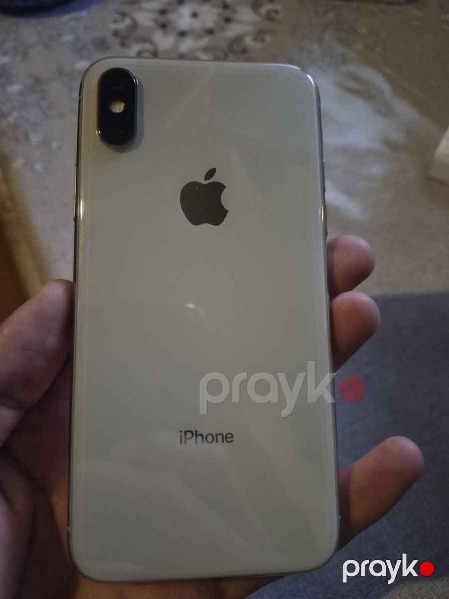 Apple iPhone X Silver 64GB/3GB — Smartfonlar, Bakı (2)
