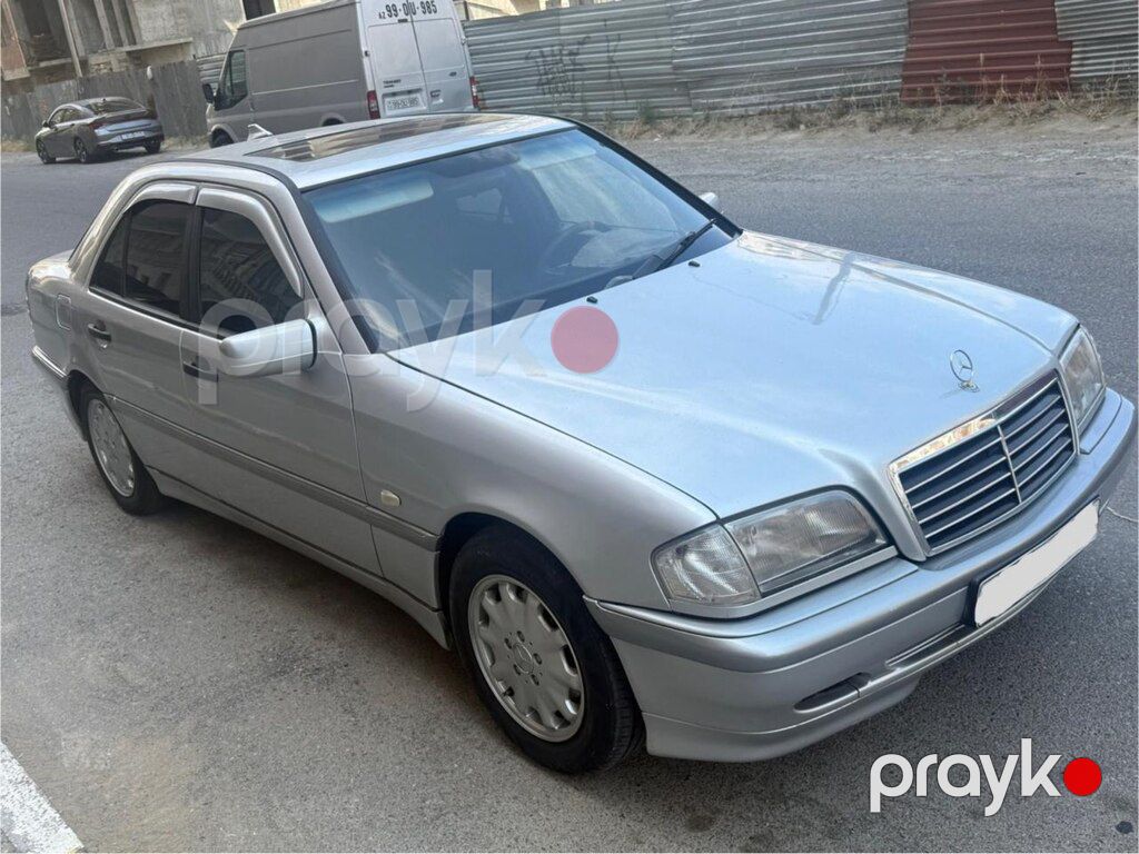 Mercedes C 200, 2.0 L, 1998 il, 321 524 km — Avtomobillər, Bakı (6)
