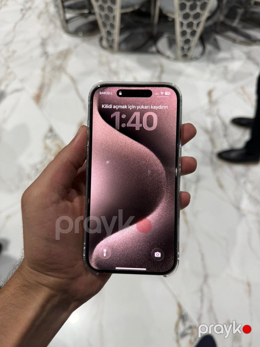 Apple iPhone 15 Pro Blue Titanium 128GB/8GB — Smartfonlar, Bakı (2)
