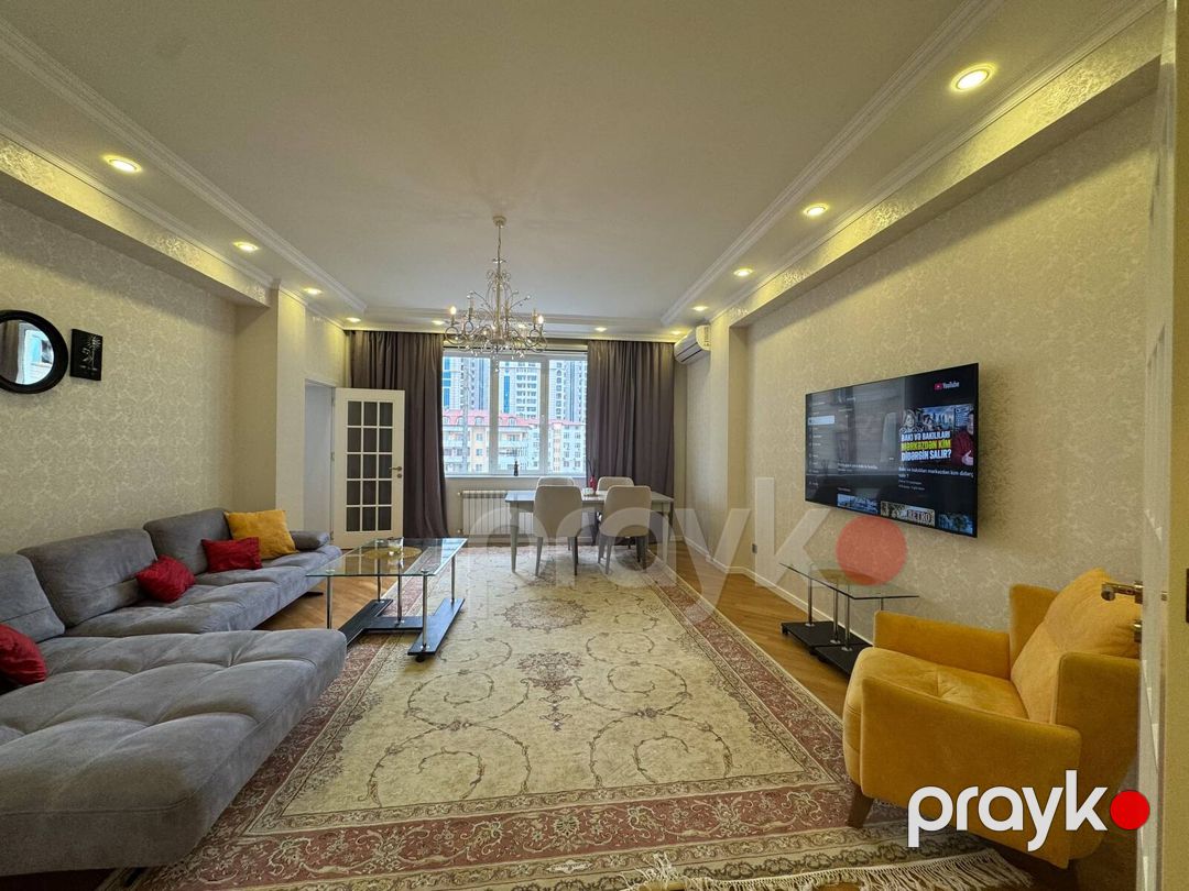 İcarəyə verilir 3 otaqlı yeni tikili 90 m² — Mənzil, Bakı (2)