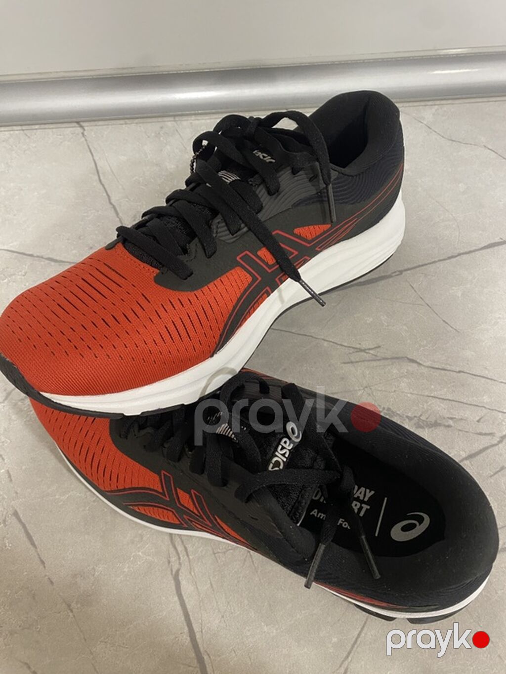 Asics GEL-Pulse 12 qaçış krosovkaları - Rəng: qara/qırmızı, ağ orta — Krossovkalar, Zaqatala (2)