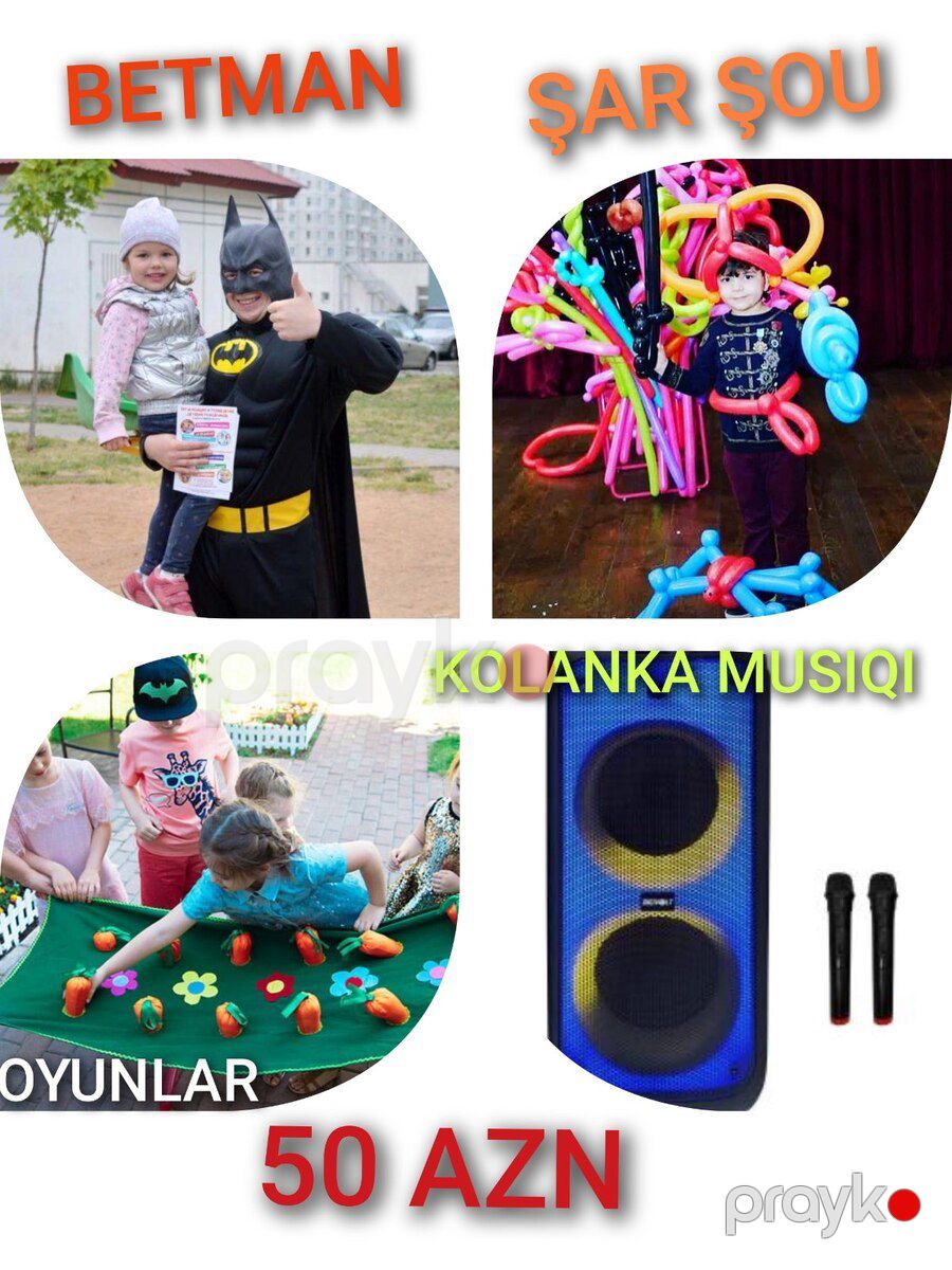 Kloun və animator sifarişi — Tədbirləri, tədbir, Bakı (4)