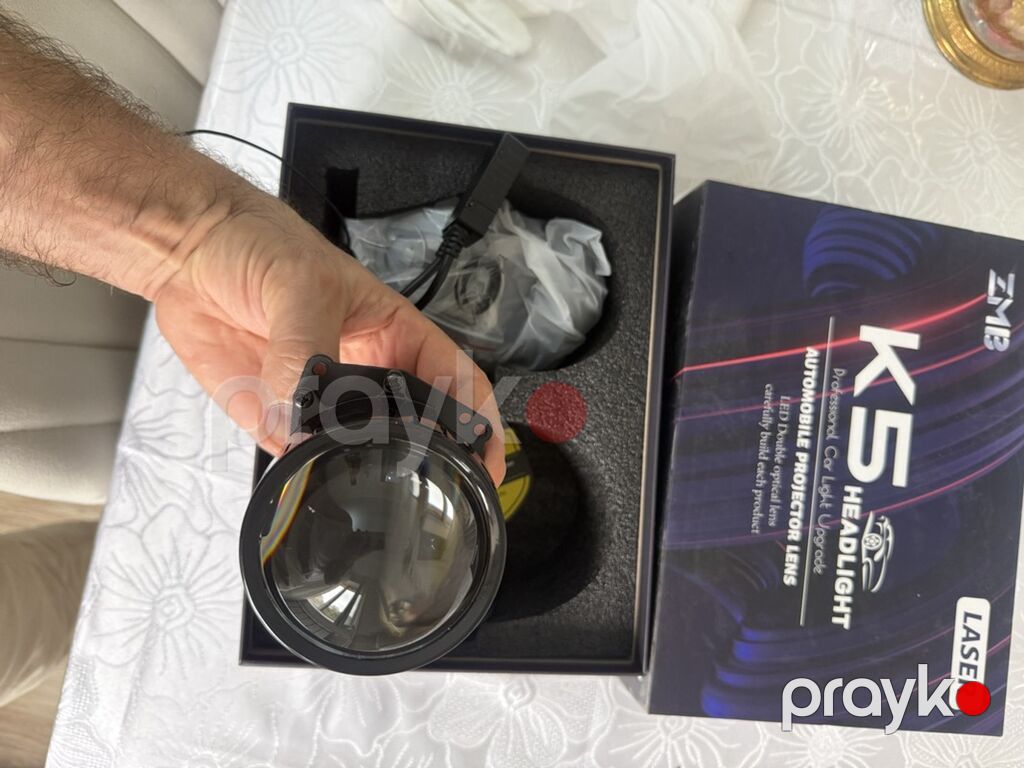 ZMB K5 Headlıght – Laser texnologiyalı avtomobil projektor linzaları — Avtomobil işığı, Bakı (2)