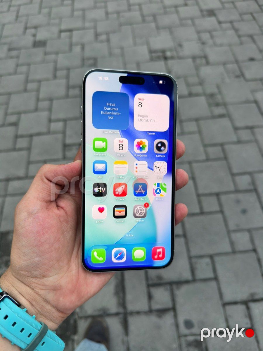Apple iPhone 15 Pro Max White Titanium 256GB/8GB — Smartfonlar, Bakı (4)