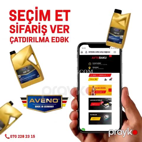Mühərrik yağları "Aveno" — Bakı