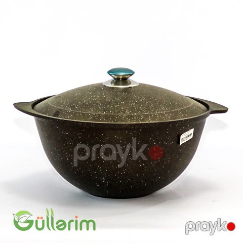 Qranit Plov Qazanı – Qapaqlı, Yapışmayan Örtüklə — Bakı