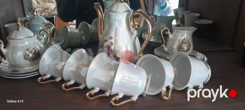 Çay dəsti, rəng - Ağ, Farfor — Masazır