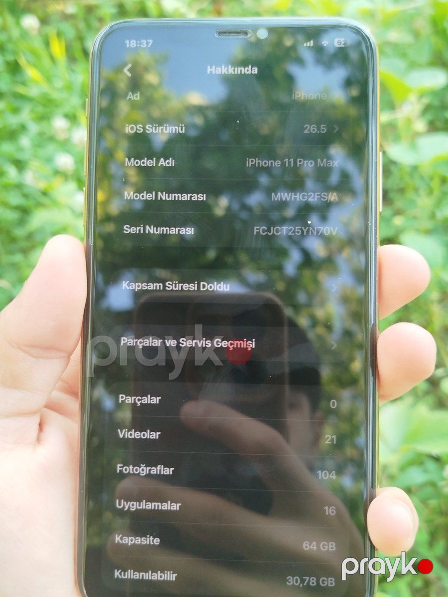 Apple iPhone 11 Pro Max Gold 64GB/4GB — Smartfonlar, Şamaxı (7)
