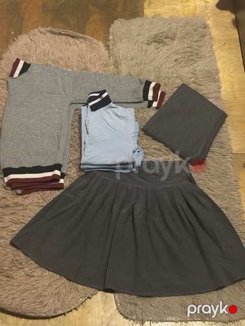 Qız uşağı üçün məktəb forması dəsti 1ədəd Jaket(içi isti) 3 ədəd — Bakı