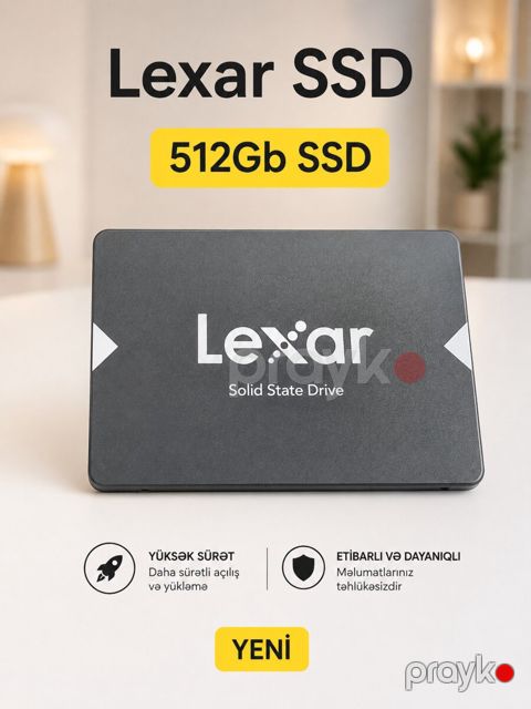 Lexar NS100 -512GB SSD — Bakı