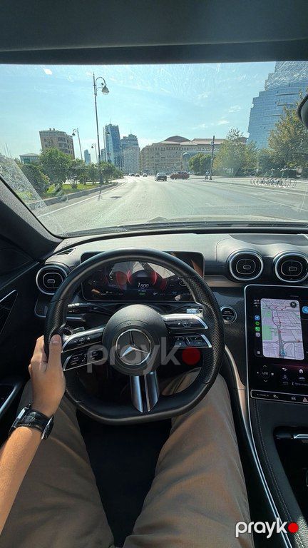 Mercedes C 180, 1.5 L, 2021 il, 52 000 km — Avtomobillər, Bakı (9)