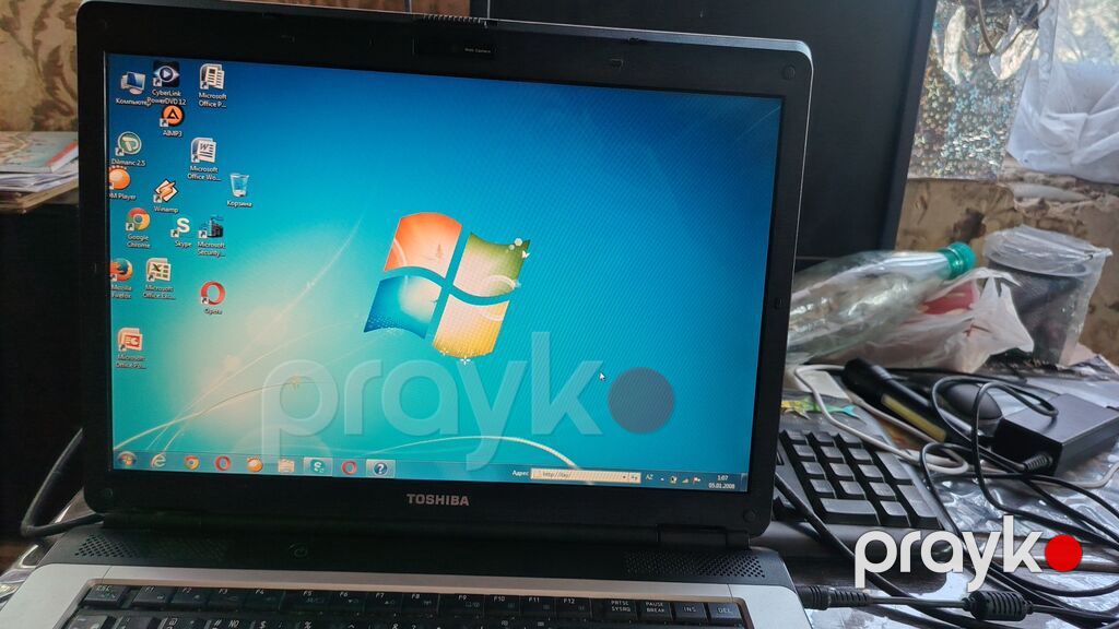 Toshiba noutbuk - Ekran: təxminən 15,6" mat panel - Klaviatura — Toshiba, Ağstafa (4)
