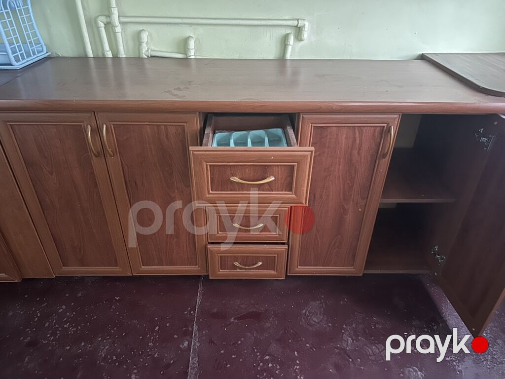 Mətbəx mebeli dəsti - Material: ağac naxışlı laminat/MDFlam fasadlar — Mətbəx mobilyası, Gəncə (6)