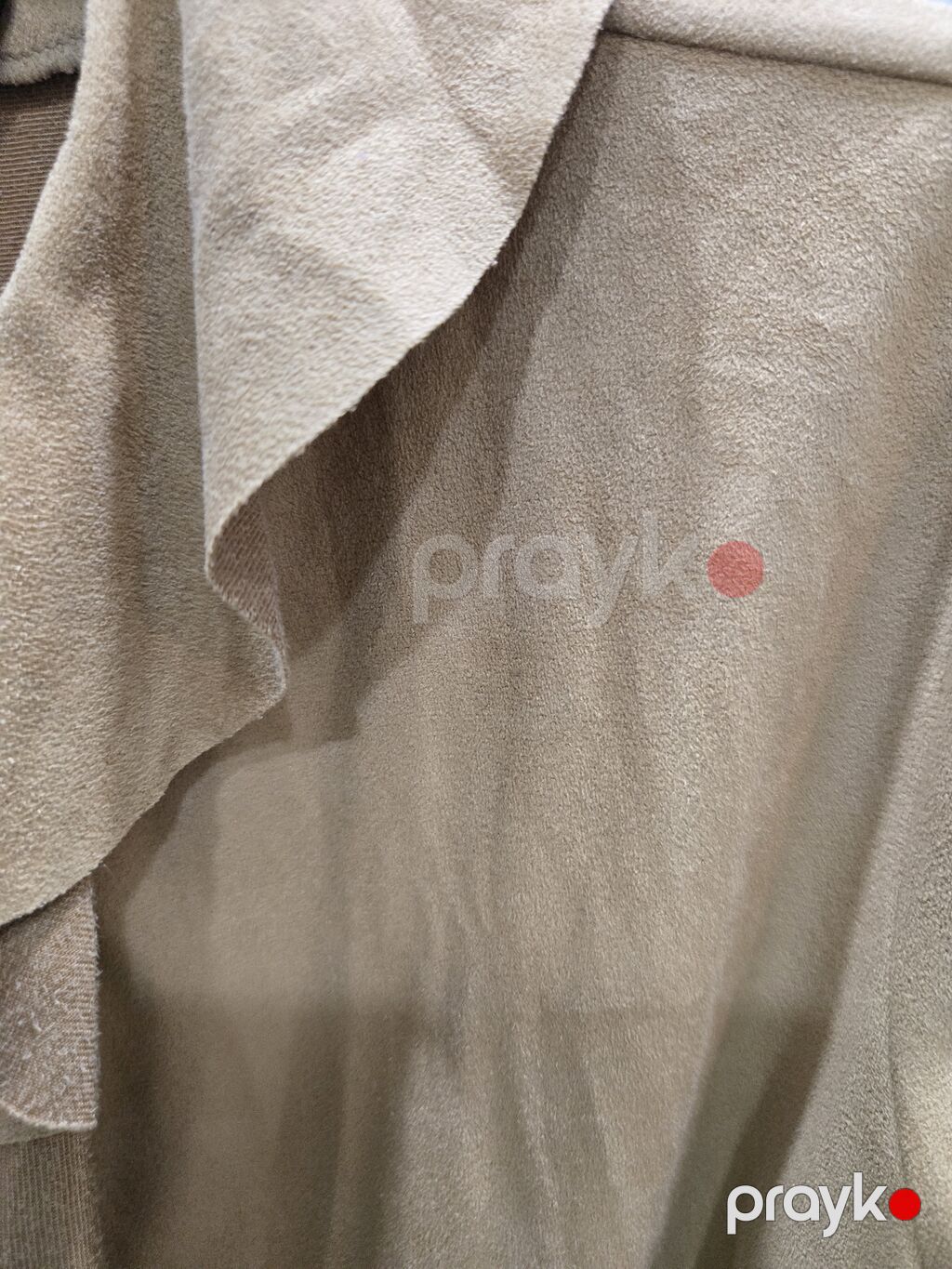 Model: qolsuz düyməli jaket/kofta üstdən geyim - Rəng: açıq bej — Coqlar və zaqetlər, Bakı (3)