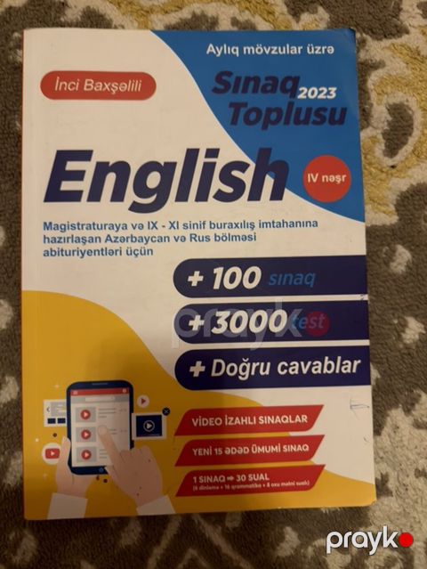 Məhsul: “English – Sınaq Toplusu 2023” (IV nəşr), İnci Baxşəlili — Sumqayıt