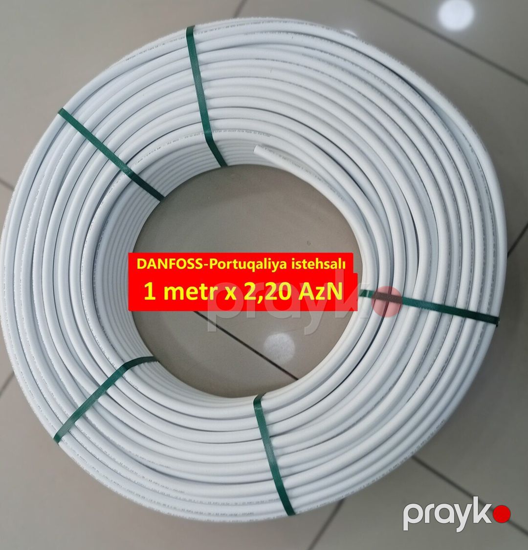 Boru Pex al 16x2 Danfoss (ağ) — Təmir və inşaat, Bakı (2)