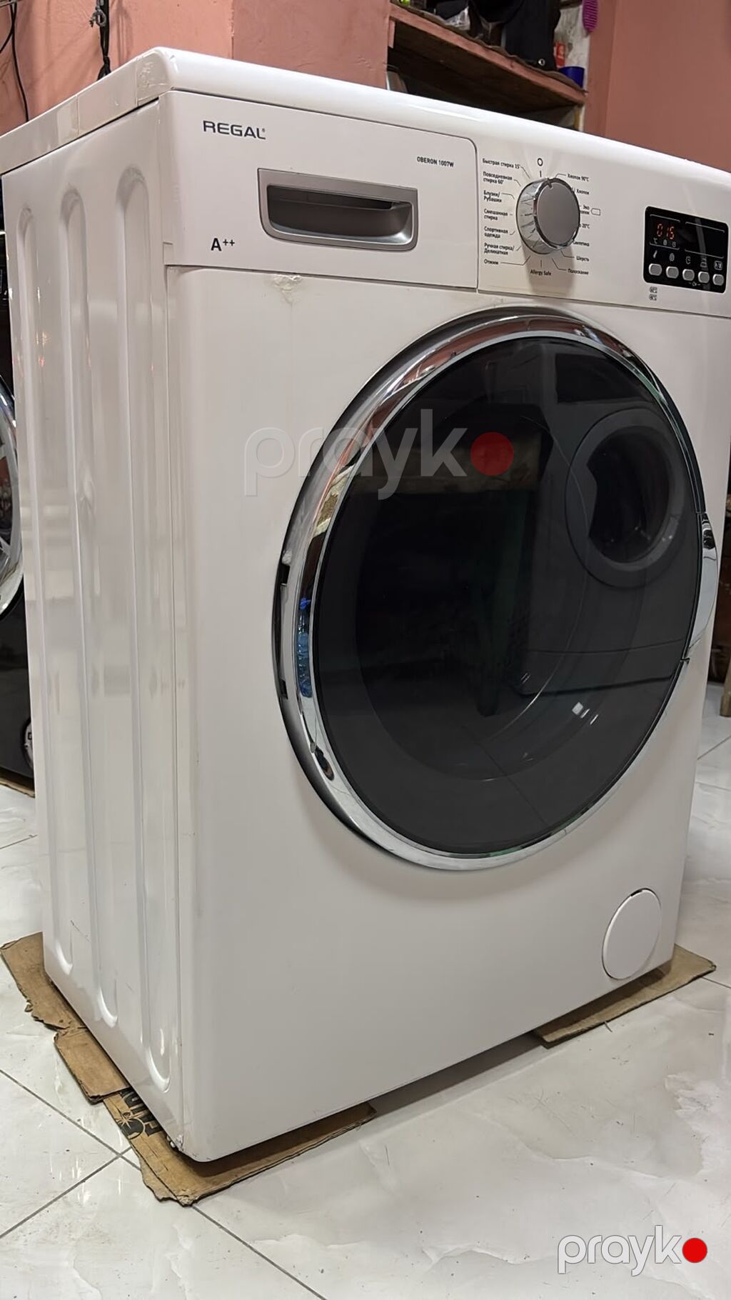 Regal Oberon 1007W önyükləməli paltaryuyan maşın - Enerji sinfi: A — Çamaşır maşınları, Masazır (4)