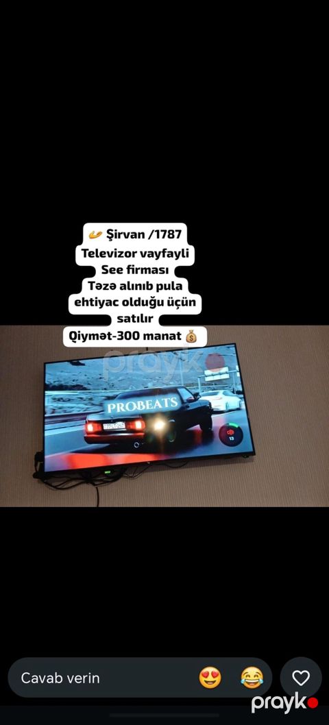 SEE firmasının “vayfaylı” televizoru. - Smart funksiyalar: Wi‑Fi — Şirvan