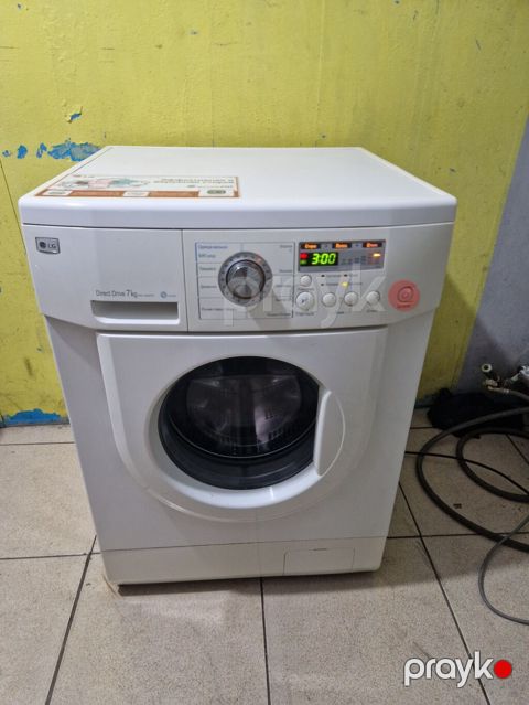 Paltaryuyan maşın LG, 7 kq, İşlənmiş, Avtomat, Qurutma var, Kredit yoxdur, Ödənişli çatdırılma — Xırdalan