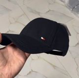 Qara rəngli klassik beysbol papağı - Minimalist dizayn: ön hissədə — EA Aksesuarlar