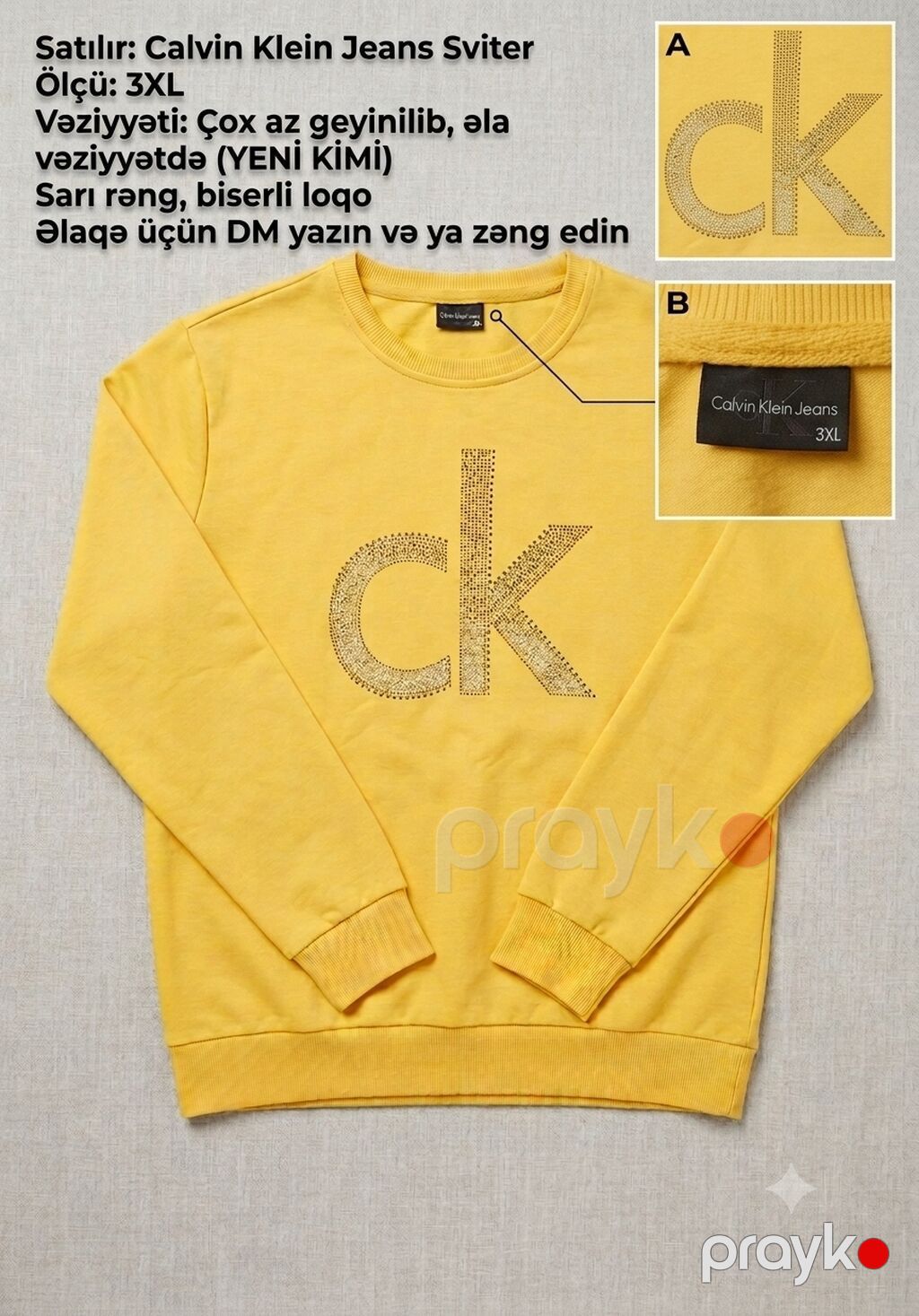 Calvin Klein Jeans 2 hissəli ev geyimi dəsti - Brend: Calvin Klein — Ev paltarı, Bakı (3)