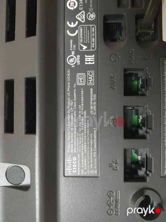 Cisco ip phone cp-7821 — Şəbəkə və server avadanlığı, Bakı (2)