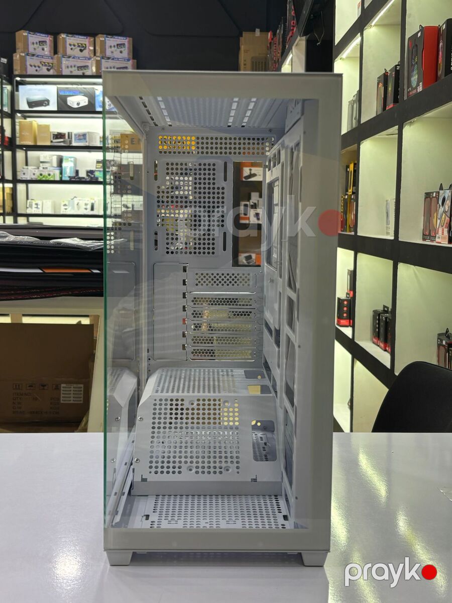 Gaming Case "M14 E-Atx Aquarium Gaming Case (White)" — Kompüterlər və noutbuklar, Bakı (3)