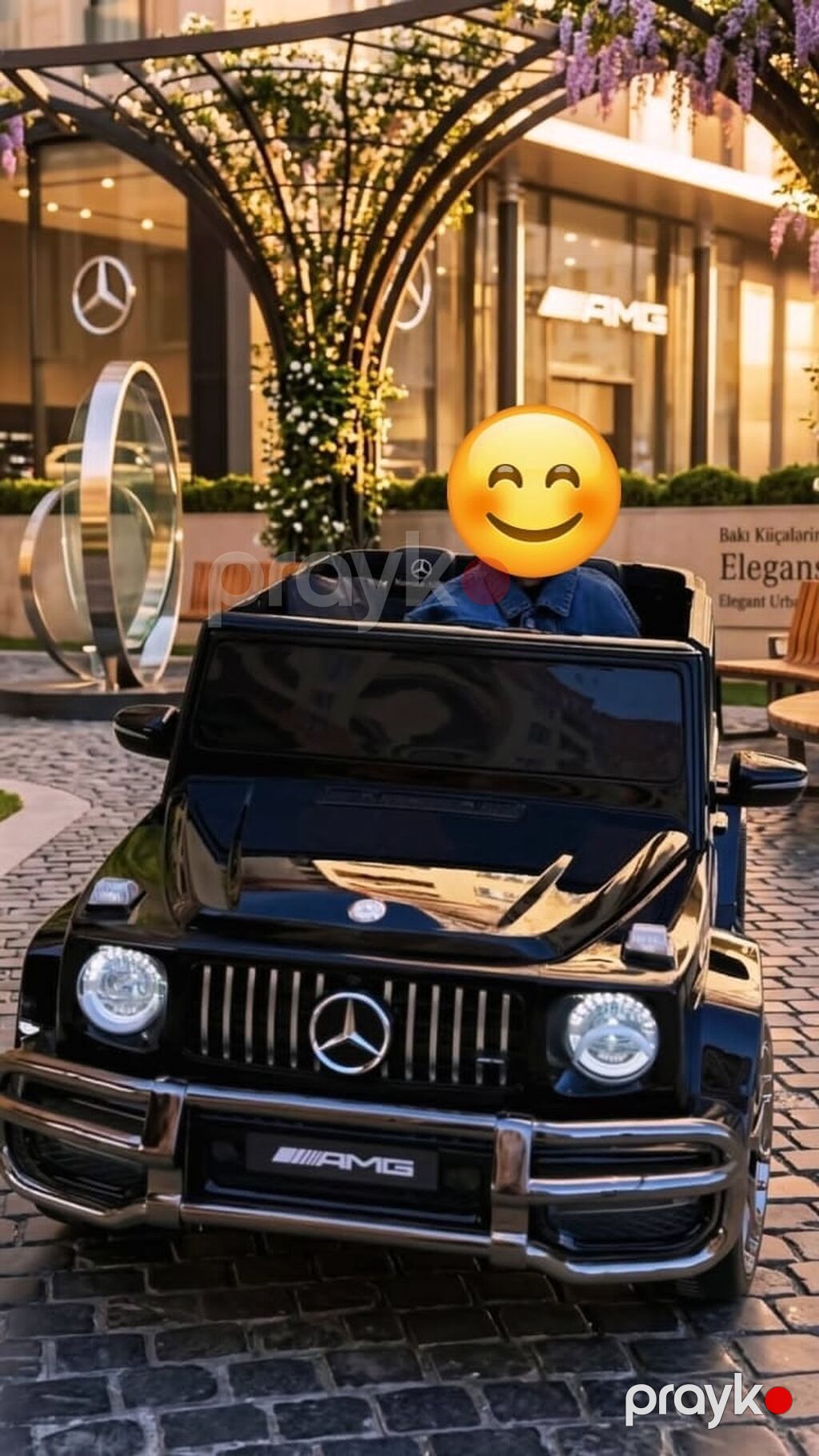 Uşaq elektrik maşını – Mercedes G-Class (AMG dizayn) - Rəng: qara — Uşaq avtomobilləri, Bakı (2)