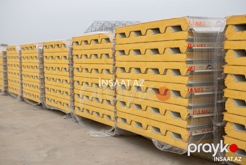 120 mm Pir sendviç panel — Tikinti blokları, kərpic və panellər, Bakı (9)