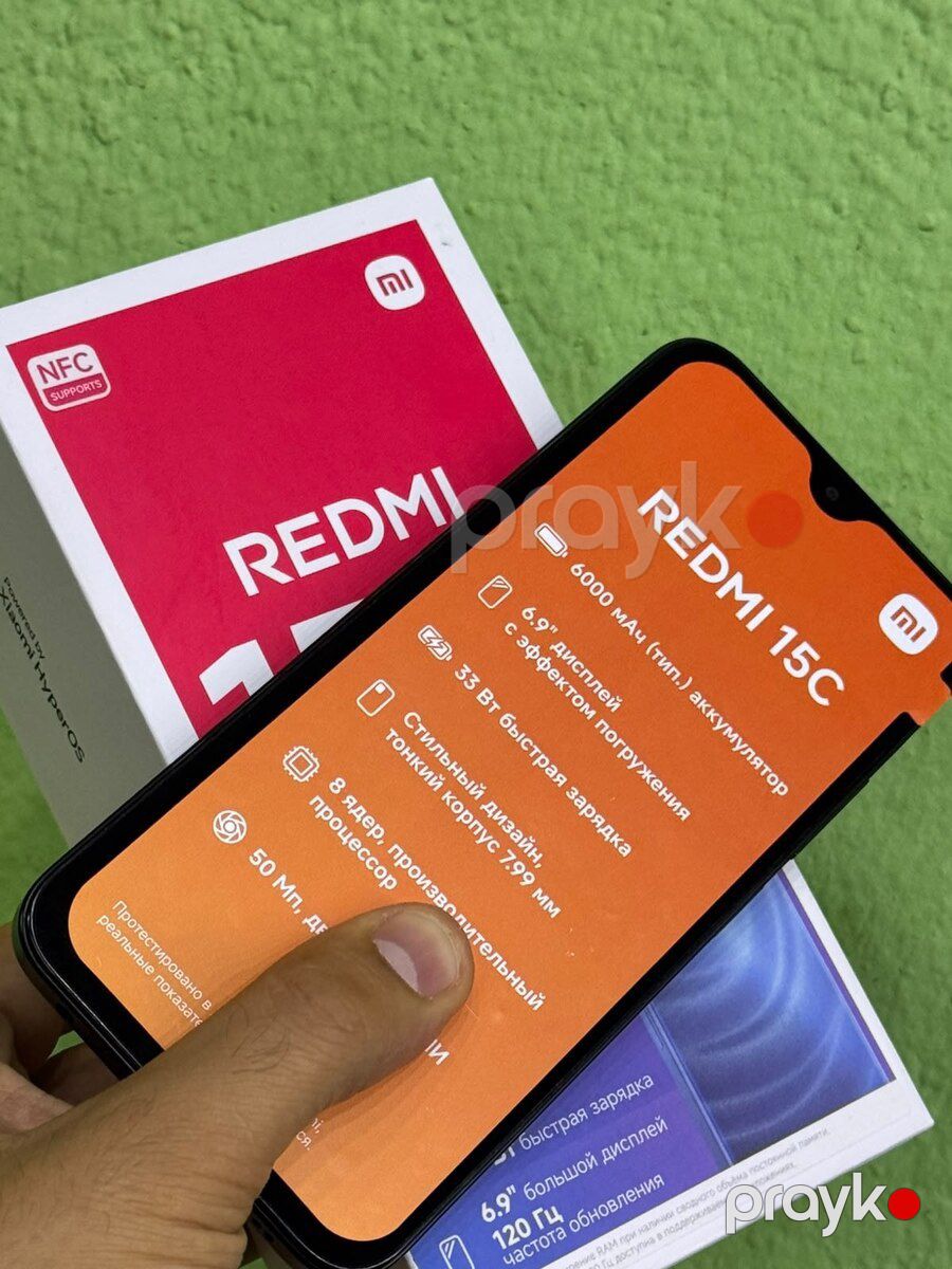 Xiaomi Redmi 15C Midnight Black 128GB/4GB — Smartfonlar, Bakı (2)