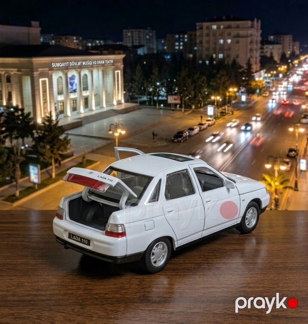Lada 110 die-cast model avtomobil - Korpus: metal (die-cast) + — Oyuncaq nəqliyyatı, Bakı (3)