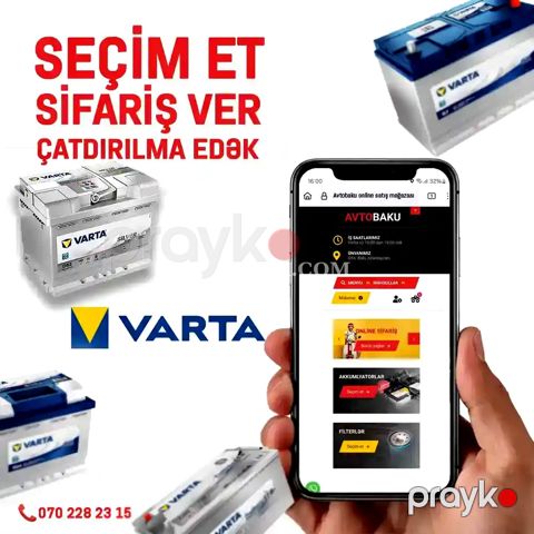Akkumlyator "Varta" — Bakı