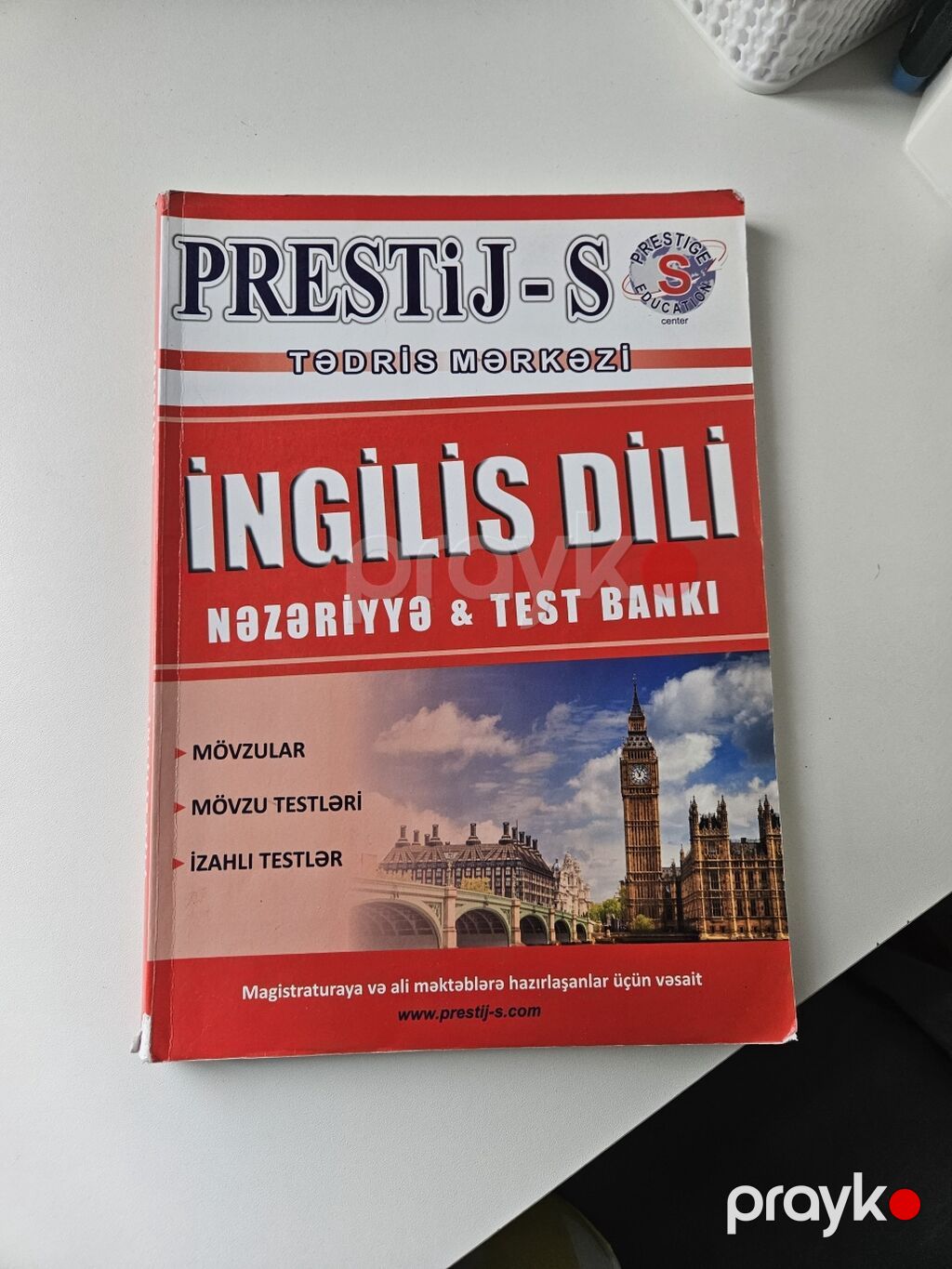Prestij-s Tədris Mərkəzi – İngilis Dili: Nəzəriyyə & Test Bankı — Kitablar, Bakı (2)