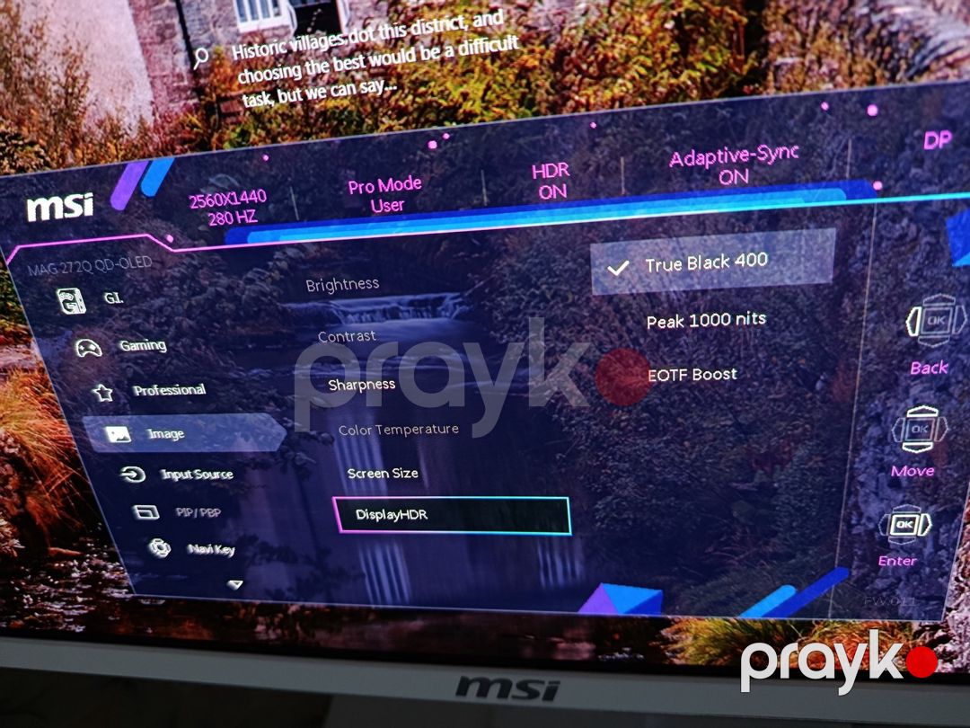 Msı qd-oled 2K 280Hz White — Kompüterlər və noutbuklar, Bakı (11)