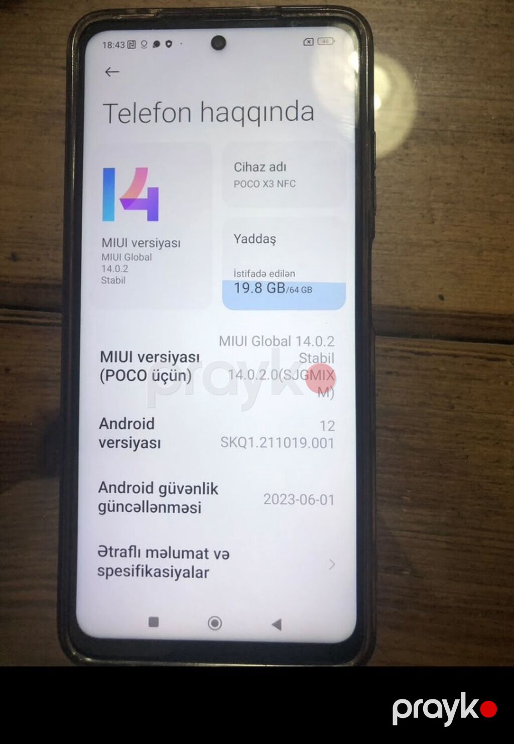 Poco X3 NFC, 64 GB, rəng - Göy — Xiaomi, Masazır (3)