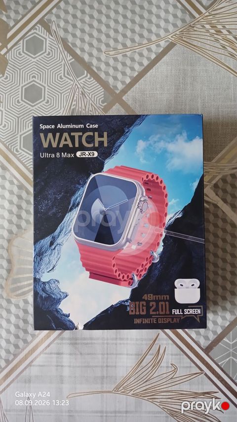 Smart Saat JR-X9 Ultra 8 Max – 49 mm, 2.01" Full Screen — Bakı