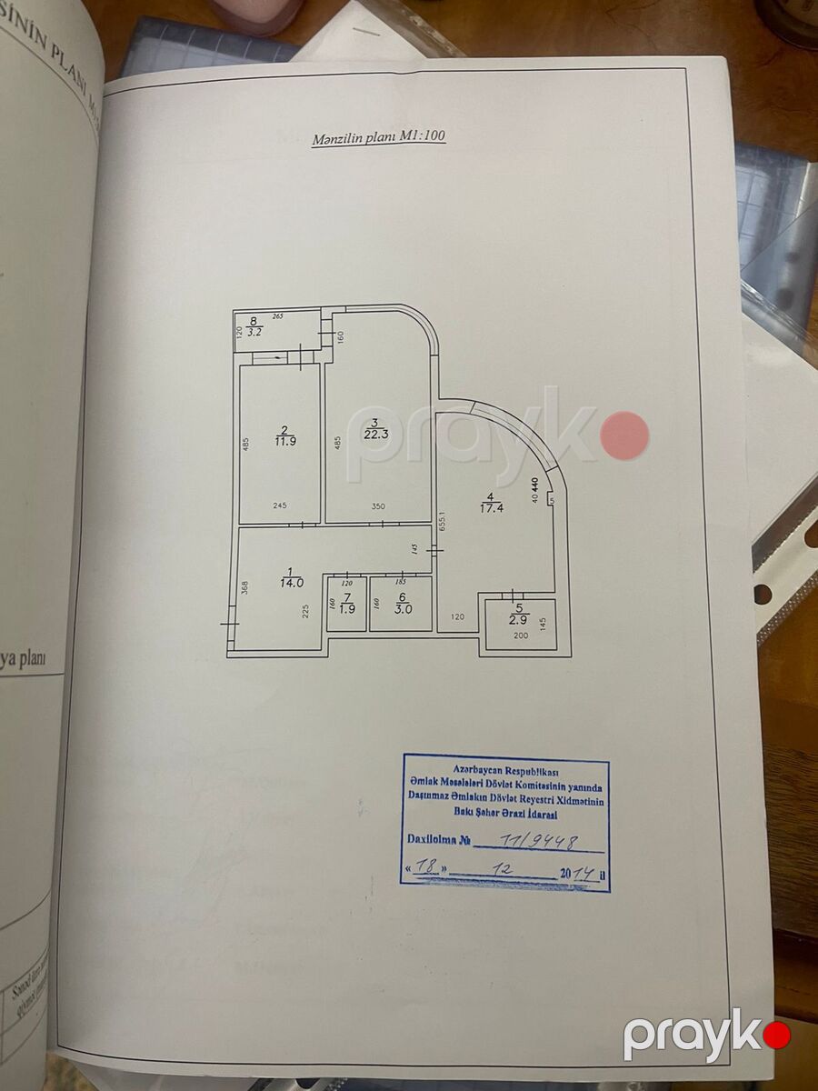 Satılır 2 otaqlı yeni tikili 96 m² — Mənzil, Bakı (11)