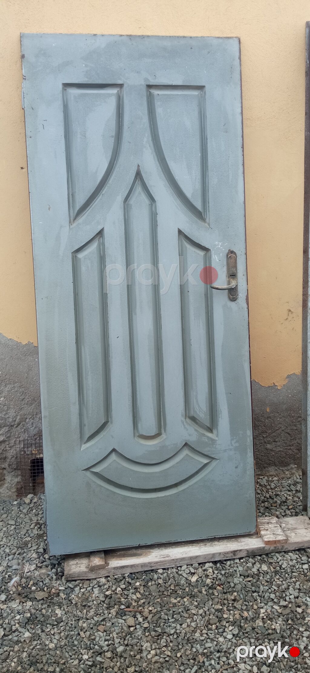 Dəmir giriş qapısı – komplekt karkasla - Material: polad/dəmir — Pəncərələr, qapılar, balkonlar, Bakı (4)