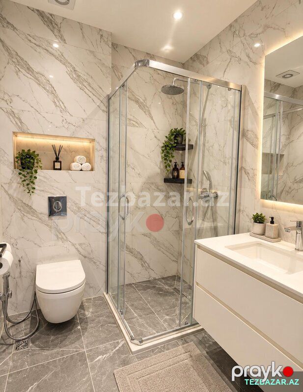 City Garden Nərimanov 3 otaqli Təmirli Mənzi Satılır — Mənzil, Bakı (7)