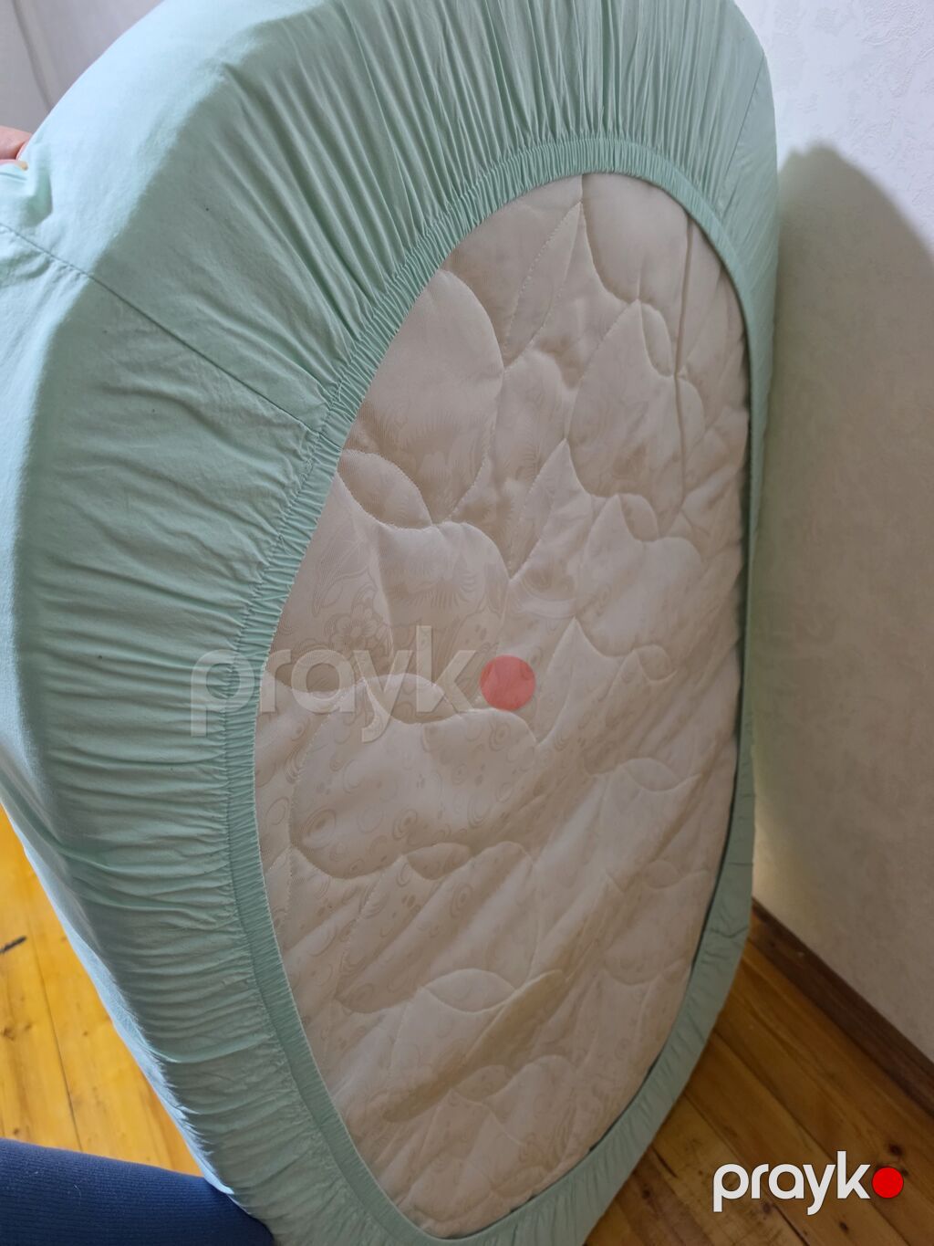 Oval körpə beşiyi üçün döşək - Forma: oval - Ölçü: təxmini 120×70 sm — Matraslar, Digah (2)