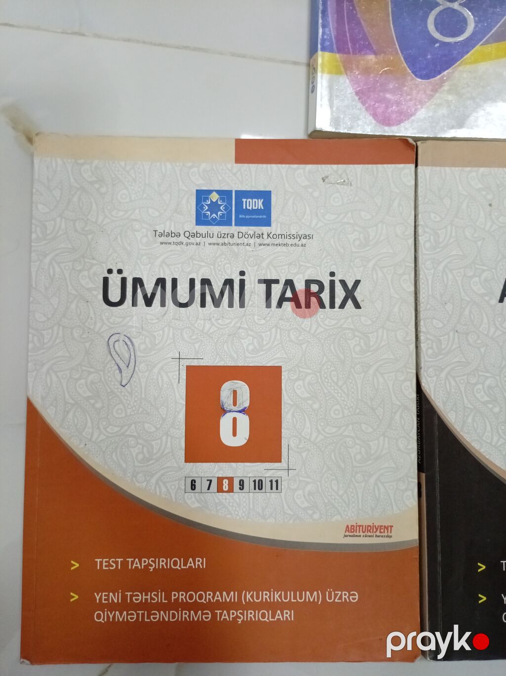 Dəst Şəklində 8 AZN İçləri yazılmayıb Dəstdə: - Ümumi Tarix – 8 — Kitablar, Digah (3)