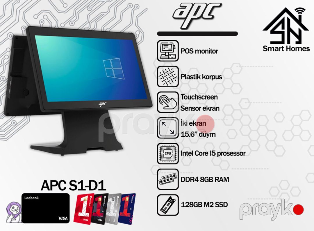 APC POS kassa üçün monitorlar — Biznes və avadanlıq, Bakı (3)
