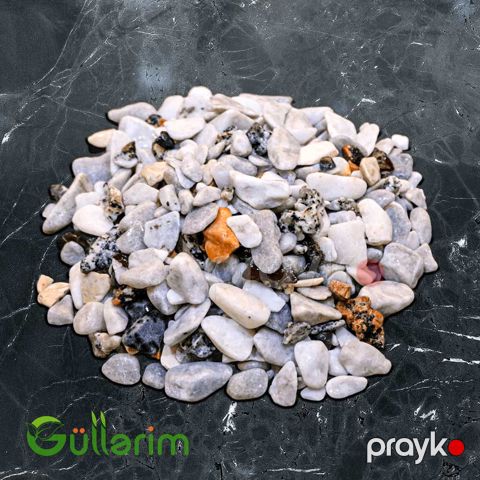 Qara Zolaqlı İri Təbii Çay Daşı (1-2 sm) — Bakı
