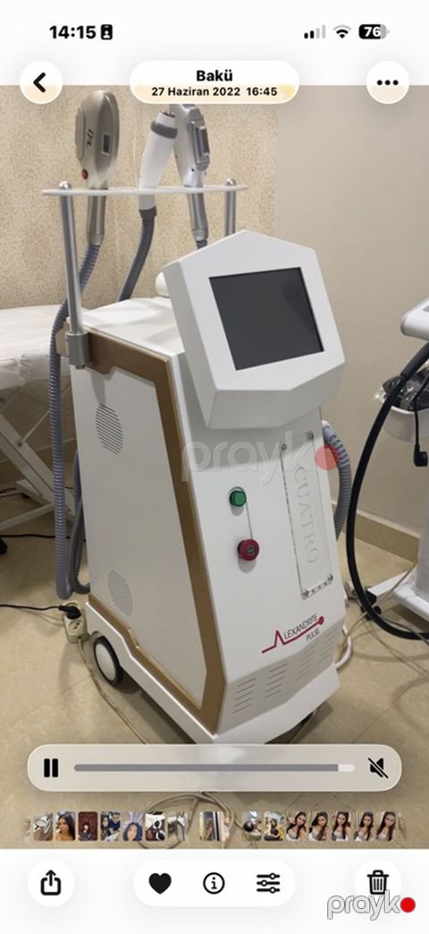 Lazer epilyasiya aparatı – Alexandrite Pulse Cuatro - Peşəkar — Masazır