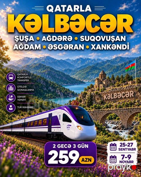 Qatarla 3 günlük Qarabağ Turu — Bakı