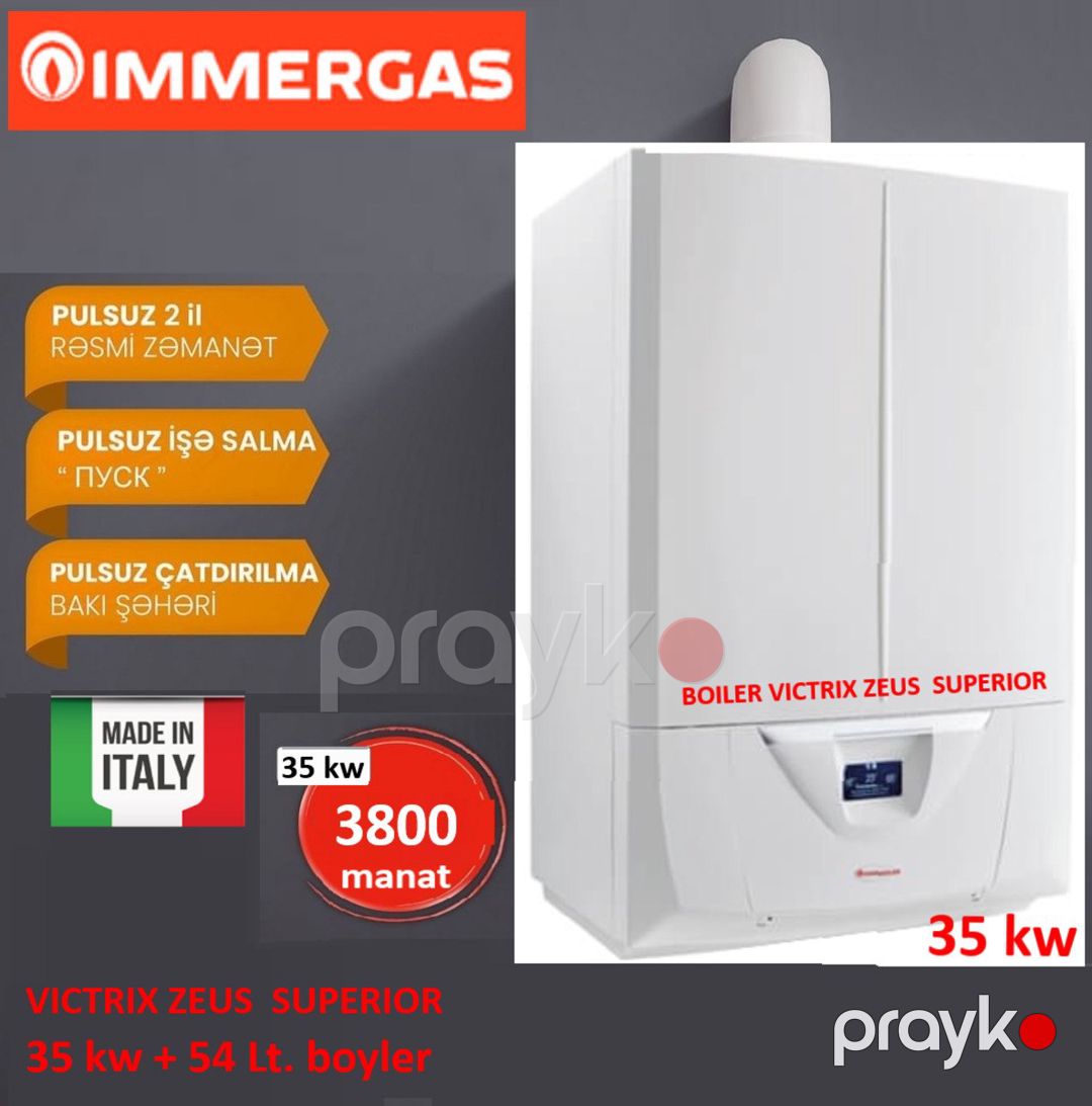 Kombi "İmmergas Zeus Superiror 35 kw" — Təmir və inşaat, Bakı (2)