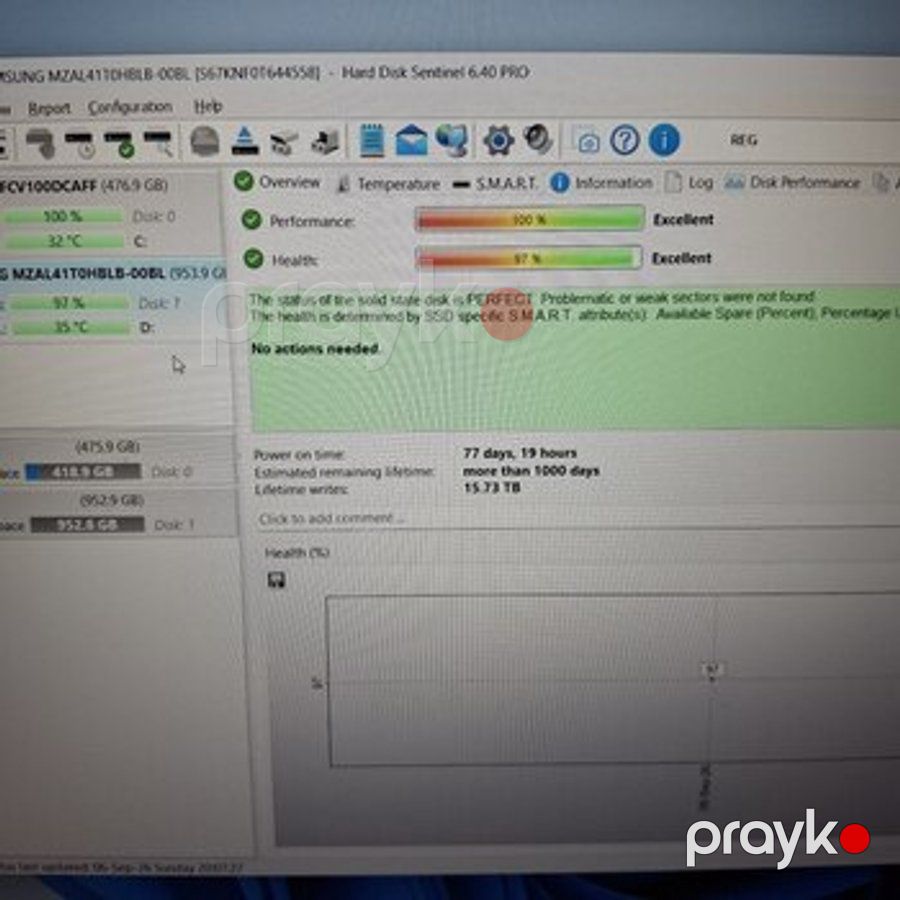 M2 Nvme SSD 1TB Samsung lexar micron wd 96-100% — Masaüstü kompüterlər, Bakı (8)