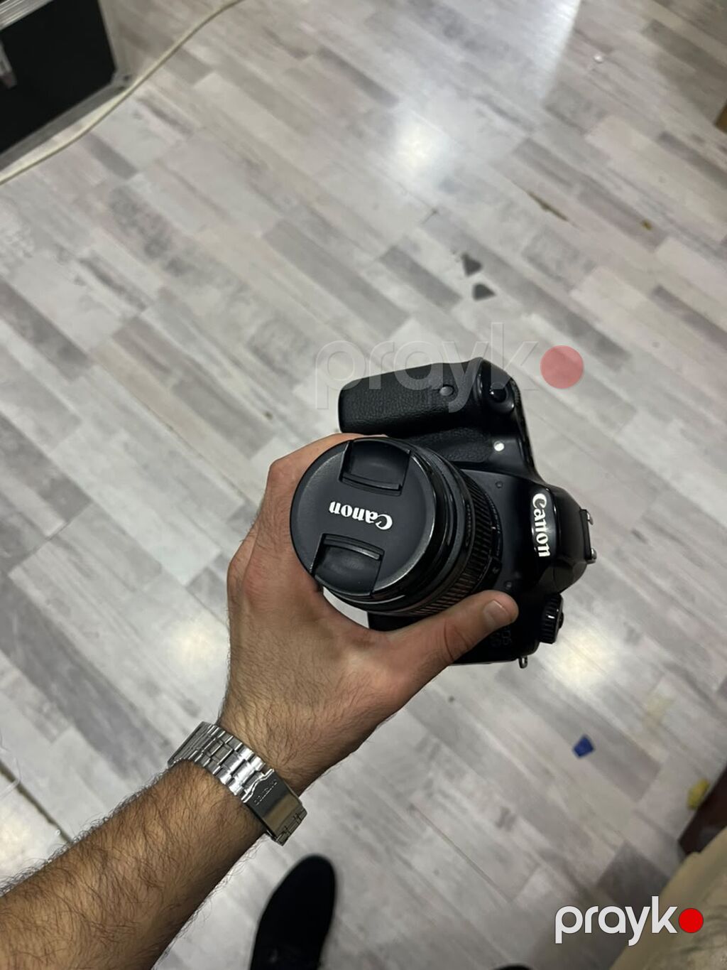 Canon EOS 60D Dslr fotoaparat + Canon EF-S 18-55mm f/3.5-5.6 II kit — Fotoaparat, Gəncə (3)